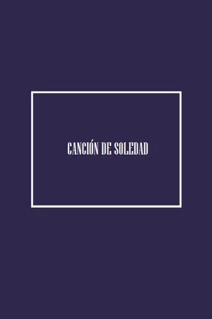 Постер: Canción de Soledad