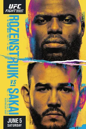Постер: UFC Fight Night 189: Rozenstruik vs. Sakai