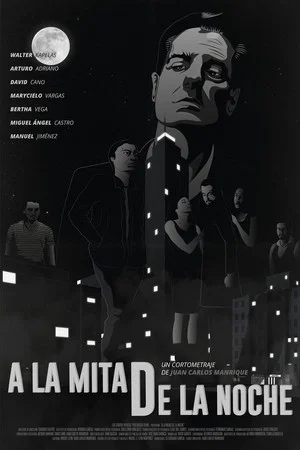 Постер: A la mitad de la noche