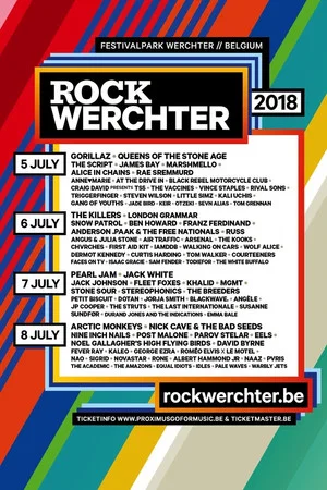 Постер: Pearl Jam: Rock Werchter 2018