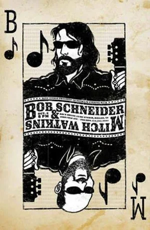 Постер: Bob Schneider & Mitch Watkins - Live at Bend Studio
