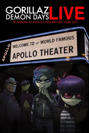 Постер: Gorillaz: Demon Days Live in Harlem at Apollo Theater