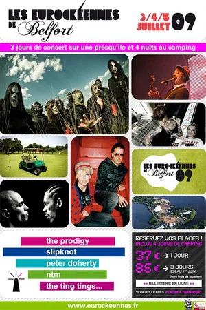 Постер: Slipknot Live - Eurockéennes de Belfort 2009