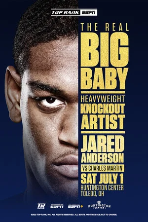 Постер: Jared Anderson vs. Charles Martin