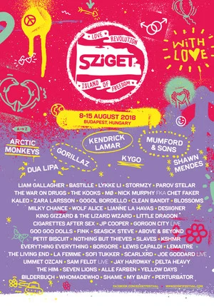Постер: Gorillaz | Sziget Festival 2018 (ARTE Concert)