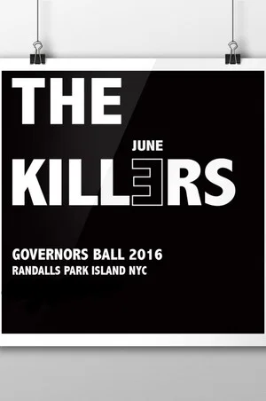 Постер: The Killers: Live at Governors Ball
