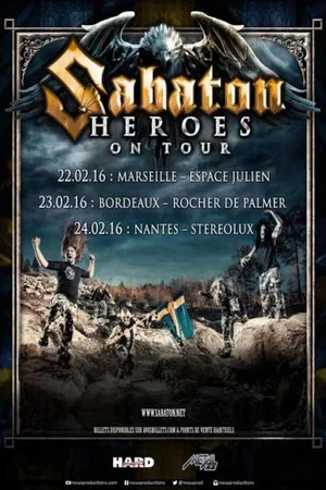 Постер: Sabaton: France, Nantes 2016