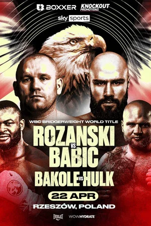 Постер: Lukasz Rozanski vs. Alen Babic