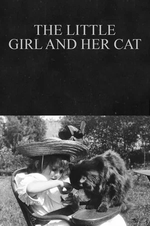 Постер: The Little Girl and Her Cat