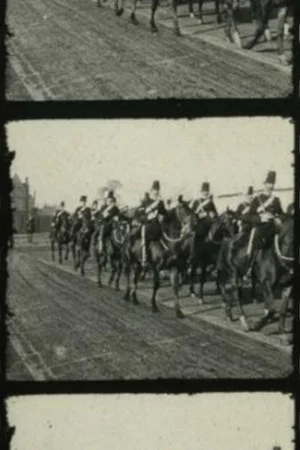 Постер: The 13th Hussars on the march through Dublin streets