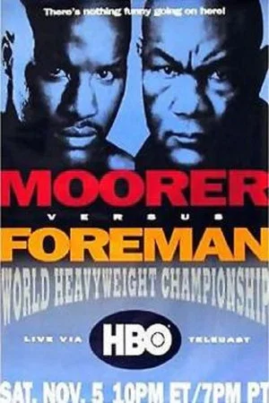 Постер: George Foreman vs Michael Moorer