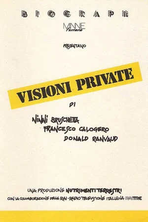 Постер: Visioni private