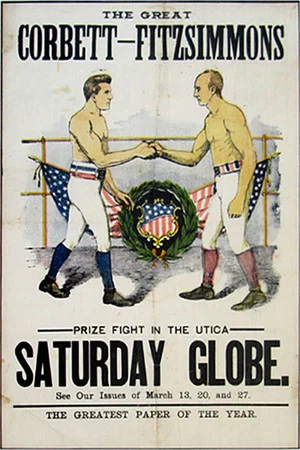 Постер: The Corbett-Fitzsimmons Fight