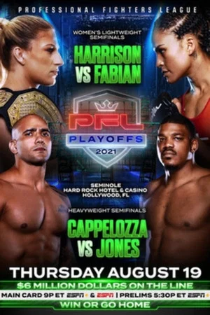 Постер: PFL 2021 #8: Playoffs - Harrison vs Fabian