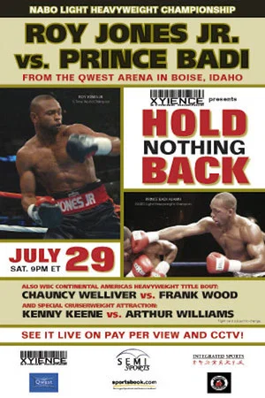 Постер: Roy Jones Jr vs. Prince Badi Ajamu
