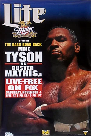 Постер: Mike Tyson vs Buster Mathis, Jr.