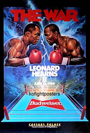 Постер: Sugar Ray Leonard vs. Thomas Hearns II