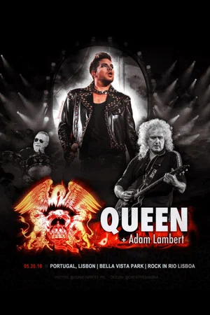 Постер: Queen & Adam Lambert: Rock in Rio (Lisboa)