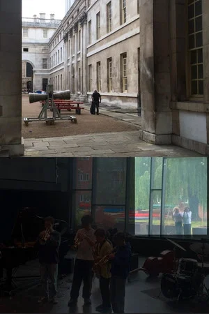 Постер: Four Films about Music (Silent Jazz / Orchestra / Pause / Interior Music)