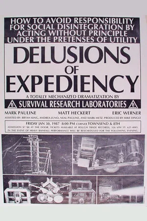 Постер: Delusions of Expediency: How to Avoid Responsibility for Social Disintegration by Acting Without Principle Under the Pretenses of Utility