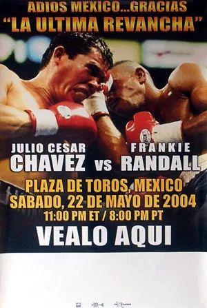 Постер: Julio César Chávez vs Frankie Randall III