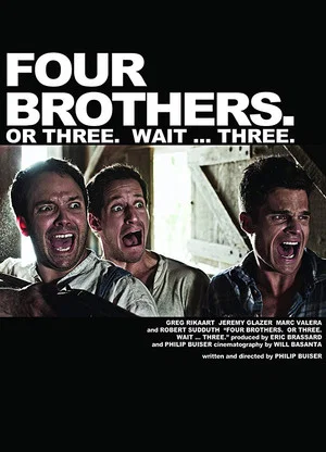 Постер: Four Brothers. Or Three. Wait ... Three.