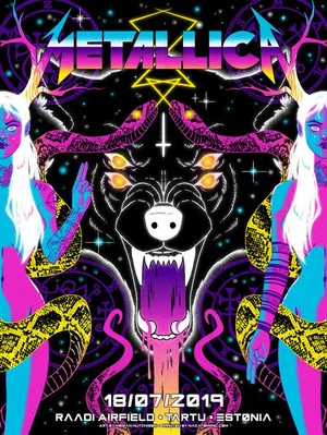 Постер: Metallica at Raadi Airfield Estonia in Tartu