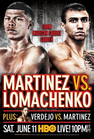 Постер: Roman Martinez vs. Vasyl Lomachenko