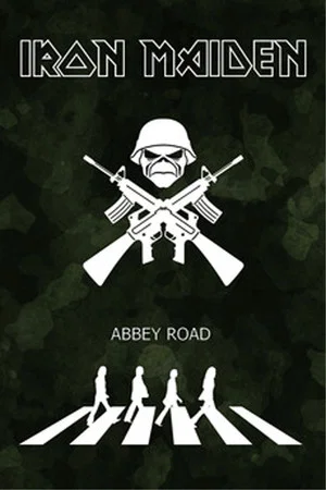 Постер: Iron Maiden - Abbey Road