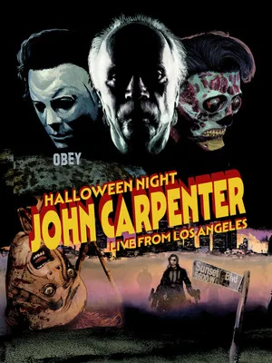 Постер: John Carpenter: Live From Los Angeles - Halloween Night