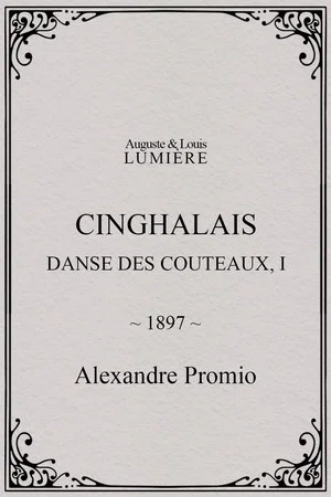 Постер: Cinghalais: danse des couteaux, I