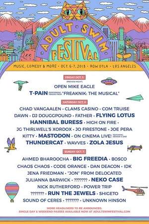 Постер: Adult Swim Festival Presents: Run the Jewels