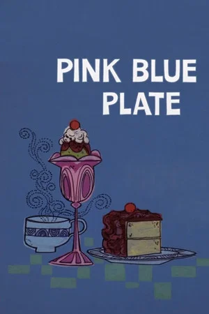 Постер: Pink Blue Plate