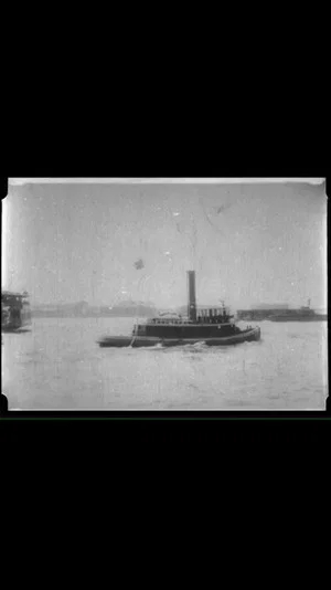 Постер: Boats in the New York Harbor