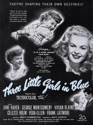 Постер: Three Little Girls in Blue