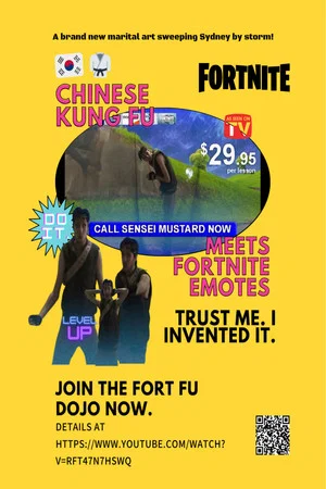 Постер: Fortnite Dancing for Self-Defence