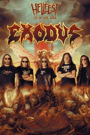 Постер: Exodus - Hellfest 2023