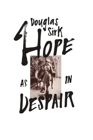 Постер: Douglas Sirk – Hope as in Despair