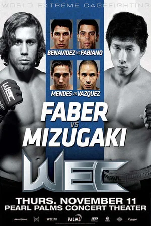 Постер: WEC 52: Faber vs. Mizugaki