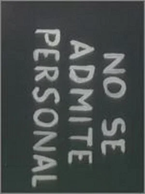 Постер: No se Admite Personal