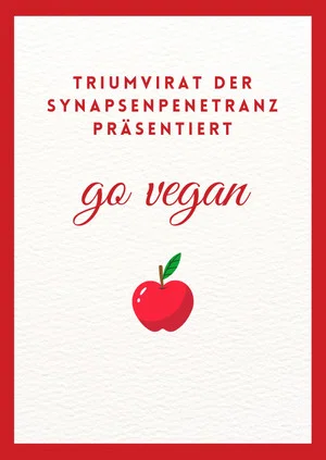 Постер: go vegan