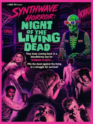 Постер: Synthwave Horror: Night Of The Living Dead