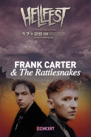 Постер: Frank Carter & The Rattlesnakes - Hellfest 2022