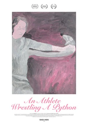 Постер: An Athlete Wrestling A Python