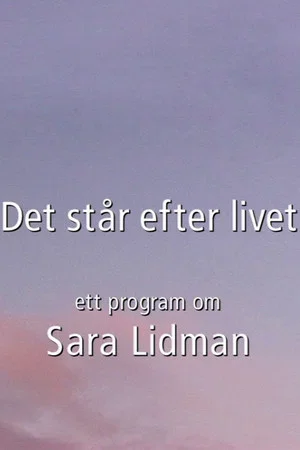 Постер: Det står efter livet