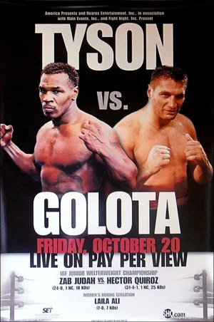 Постер: Mike Tyson vs Andrew Golota