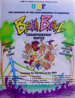 Постер: UWF Beach Brawl