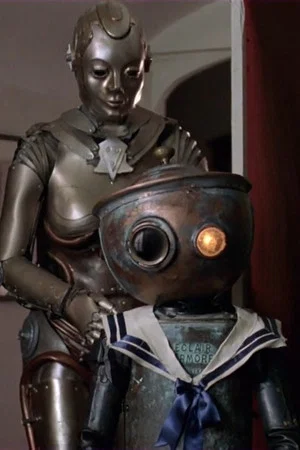 Постер: The Girl with the Mechanical Maiden