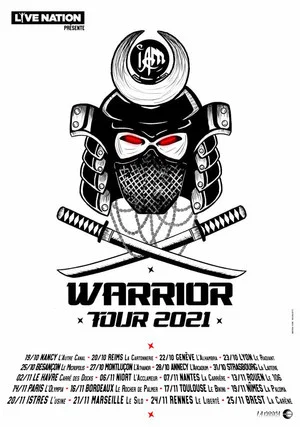 Постер: IAM - Warrior Tour 2021 - Live à l'Olympia