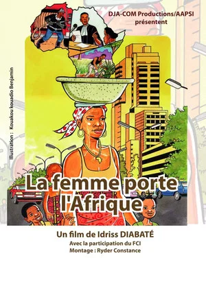 Постер: La femme porte l'Afrique